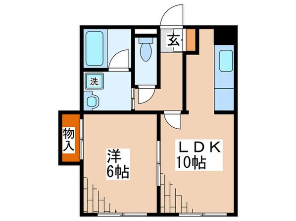 千代田ミサキコーポの物件間取画像